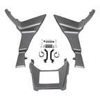 Fairing Spoilers Cover for Harley Touring Road Glide (2017–2024) Billet Silver