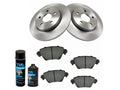 Rear Brake Pad and Rotor Kit for Jaguar X Type (2002–2004) DT432QJ
