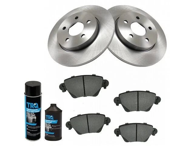 Rear Brake Pad and Rotor Kit for Jaguar X Type (2002–2004) DT432QJ