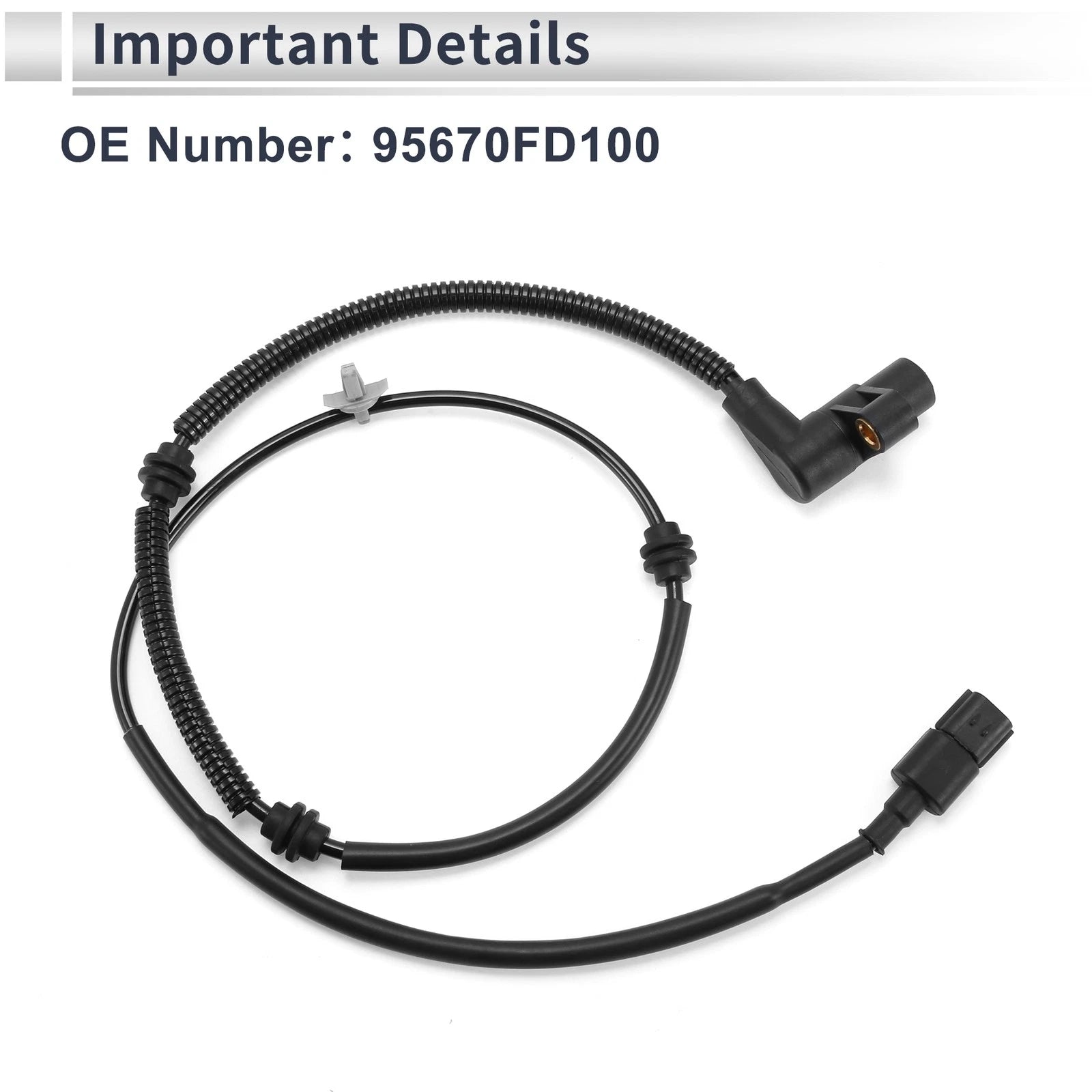 ABS Wheel Speed Sensor No. 95670FD100 for Kia Rio (2003–2005)