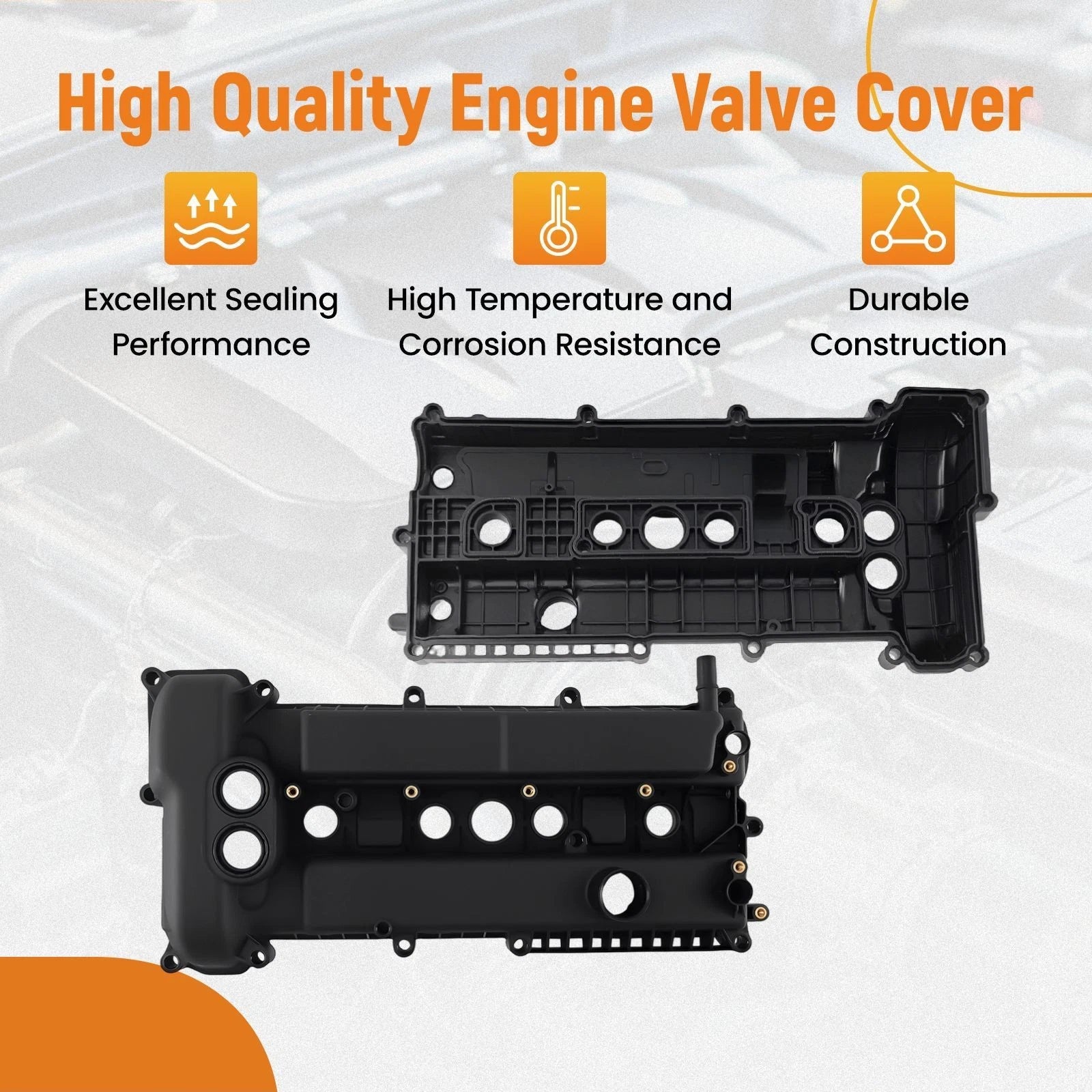 Engine Valve Cover for Ford Focus 2.0L DOHC (2014–2018) FM5Z6582E Plastic