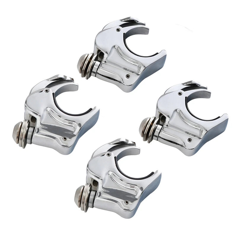 4X 39mm Front Fork Windshield Clamps for Harley Sportster 883 1200 Dyna FXDWG
