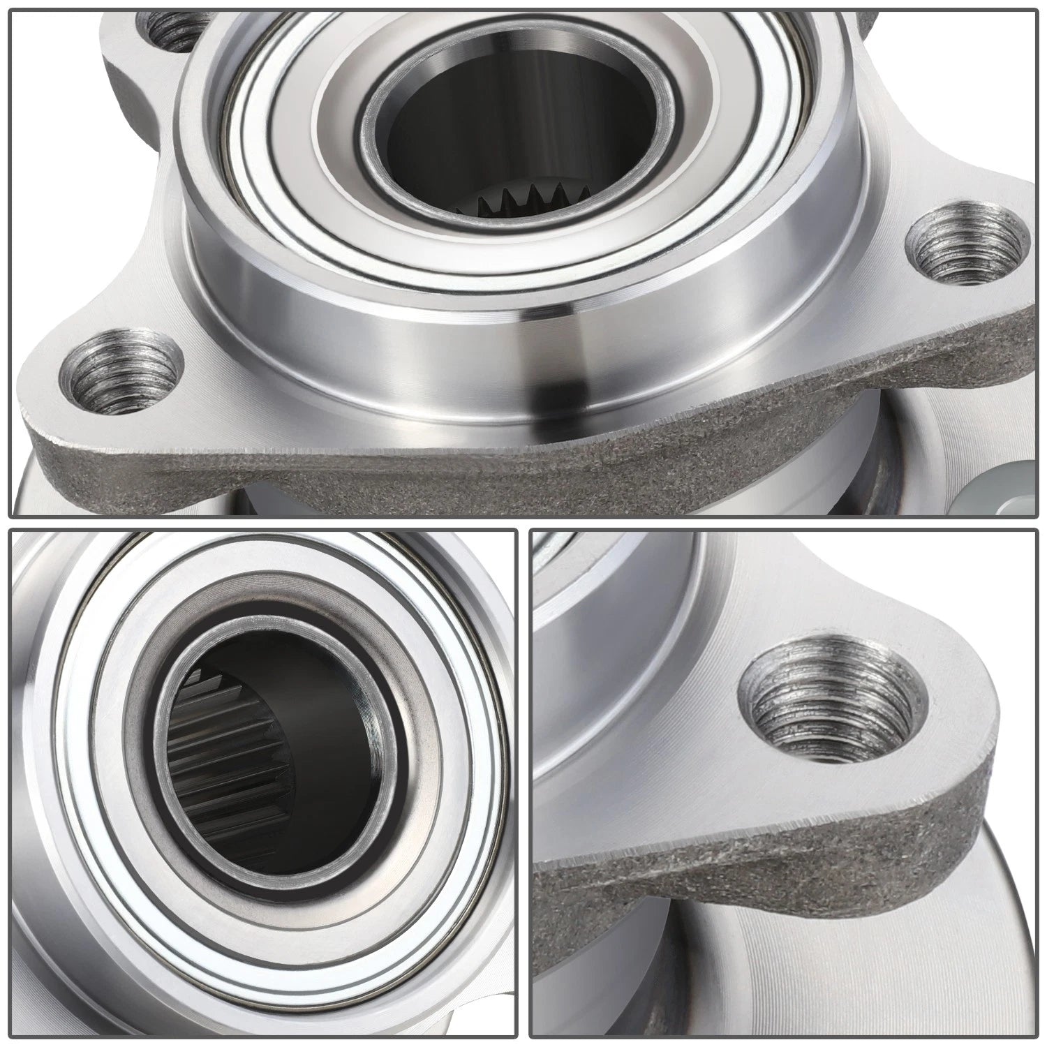 Set of 2 Wheel Bearing & Hub Assembly for Ford Edge Lincoln MKX (2007–2010)