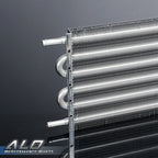 6 Row Aluminum Transmission Oil Cooler Kit for Universal Fit