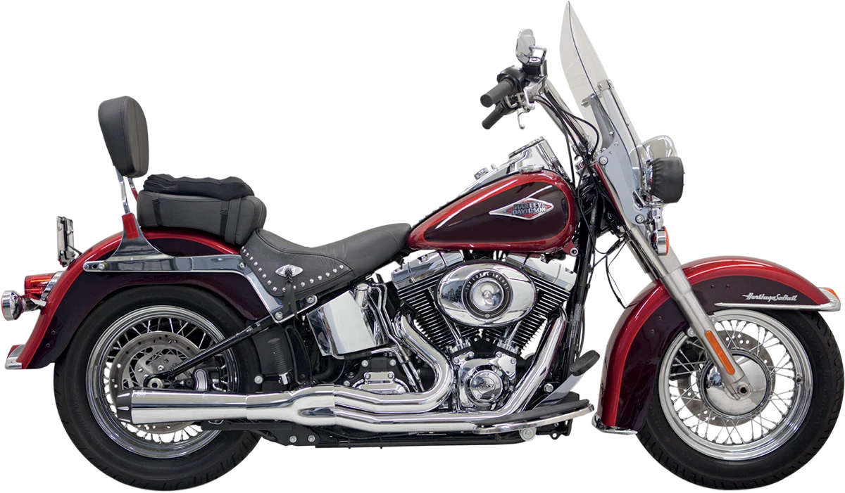 Bassani Mega Power Exhaust for FXS/FLS (2012–2023) - Chrome - Short - 1S12R