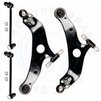 Set of 4 Front Lower Control Arms with Ball Joints for Toyota Sienna (2004–2010)