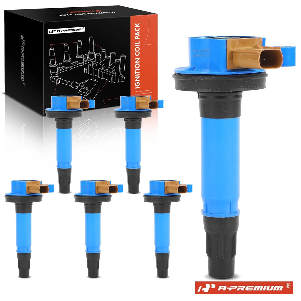 6X Blue Ignition Coil for Ford F-150 (2011–2016), Explorer (2013–2019), Taurus