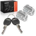 2X Front Door Lock Cylinder Set with 2 Keys for GMC Yukon (1992â1999)