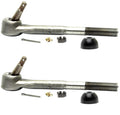 Set of 2 Inner Steering Tie Rod Ends for Chevy GMC Isuzu (RWD)