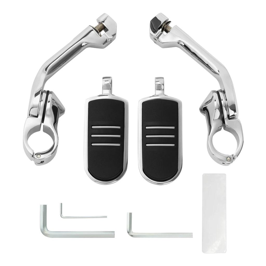 1 1/4" 32mm Long Angled Pegstreamliner Highway Foot Pegs for Harley