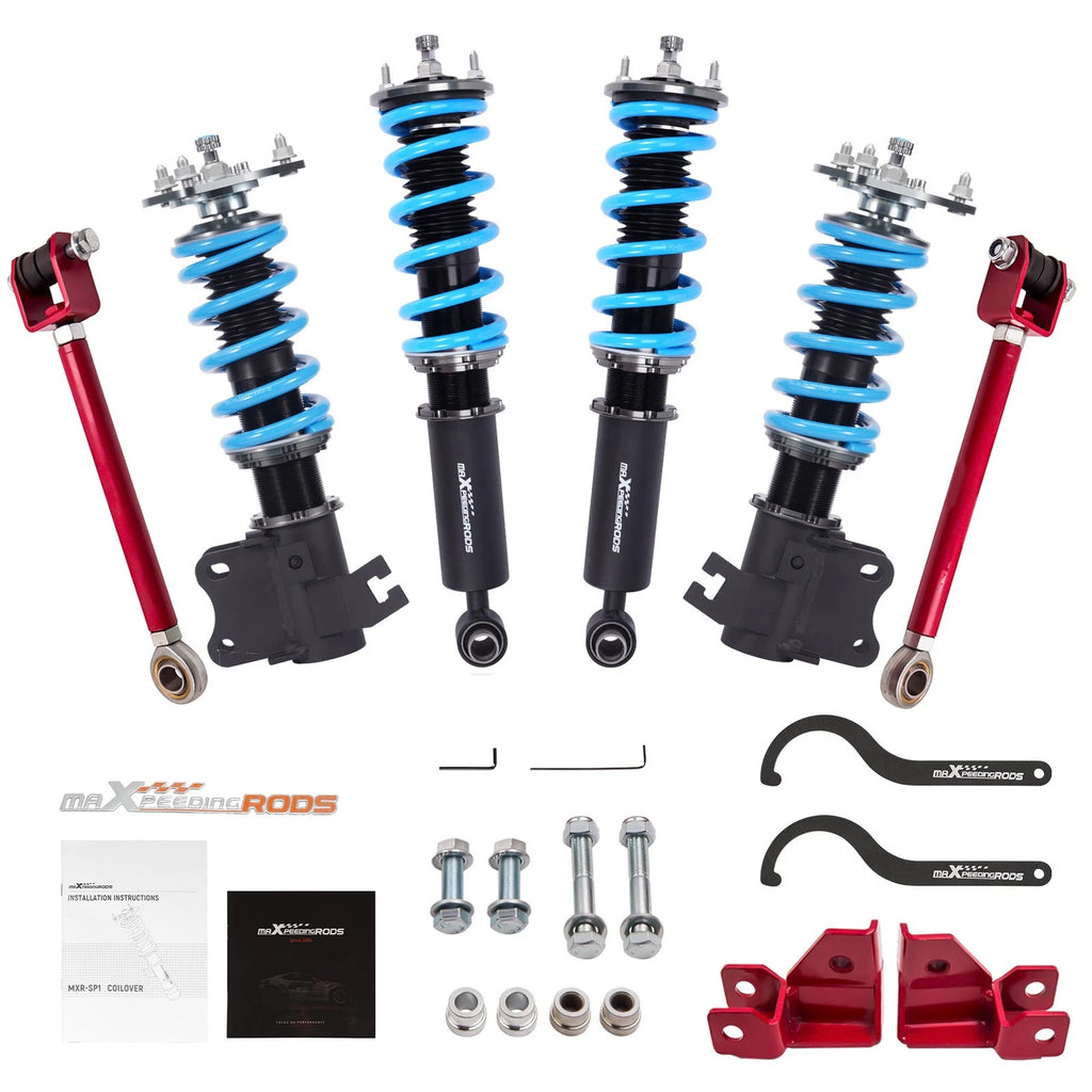 24 Way Adjustable Coilover & Hicas Eliminator Kit for Nissan 240SX (1989–1994)