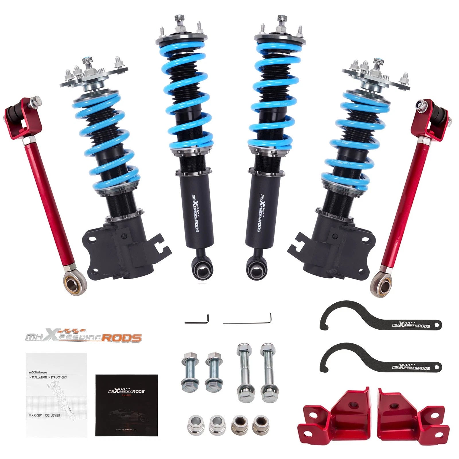 24 Way Adjustable Coilover & Hicas Eliminator Kit for Nissan 240SX (1989–1994)
