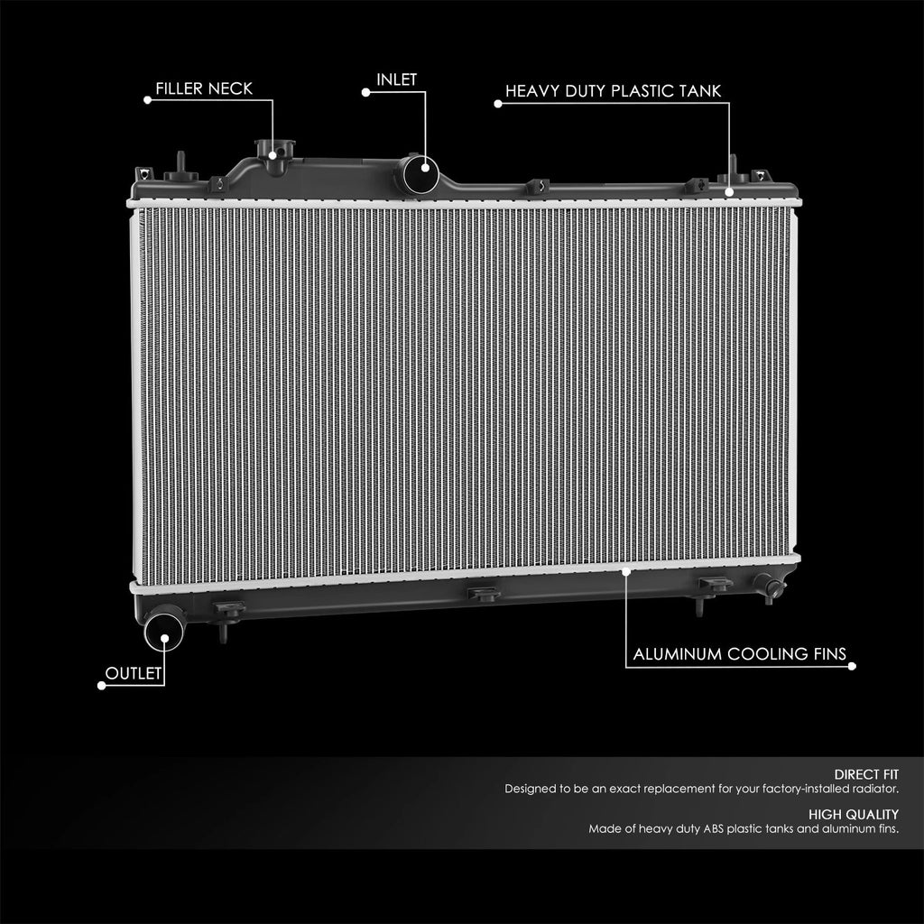 OE Style Aluminum Core Cooling Radiator for Subaru Legacy 2.5L (2020–2024) DPI 13870