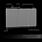 OE Style Aluminum Core Cooling Radiator for Subaru Legacy 2.5L (2020–2024) DPI 13870