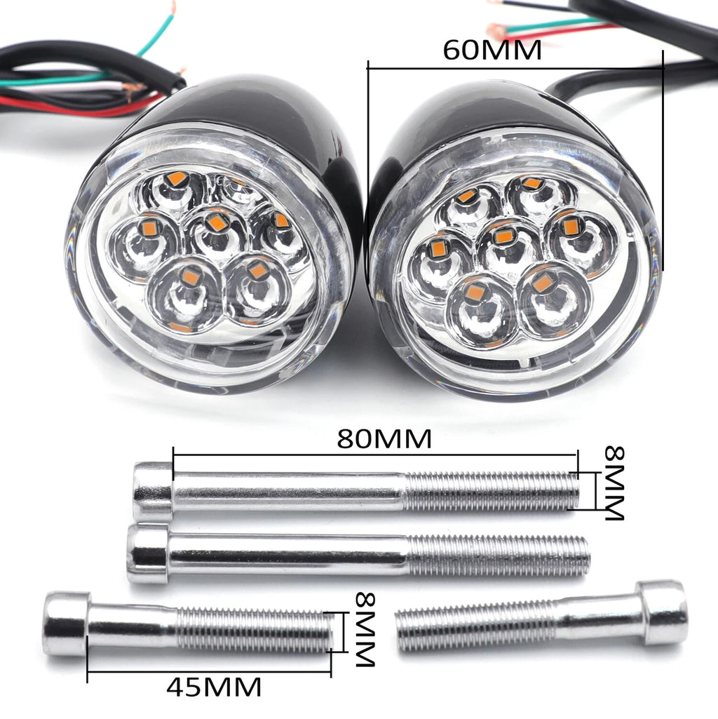 Rear Running Brake Turn Signal Light Indicator for Harley XL883 1200 (1992–2017)