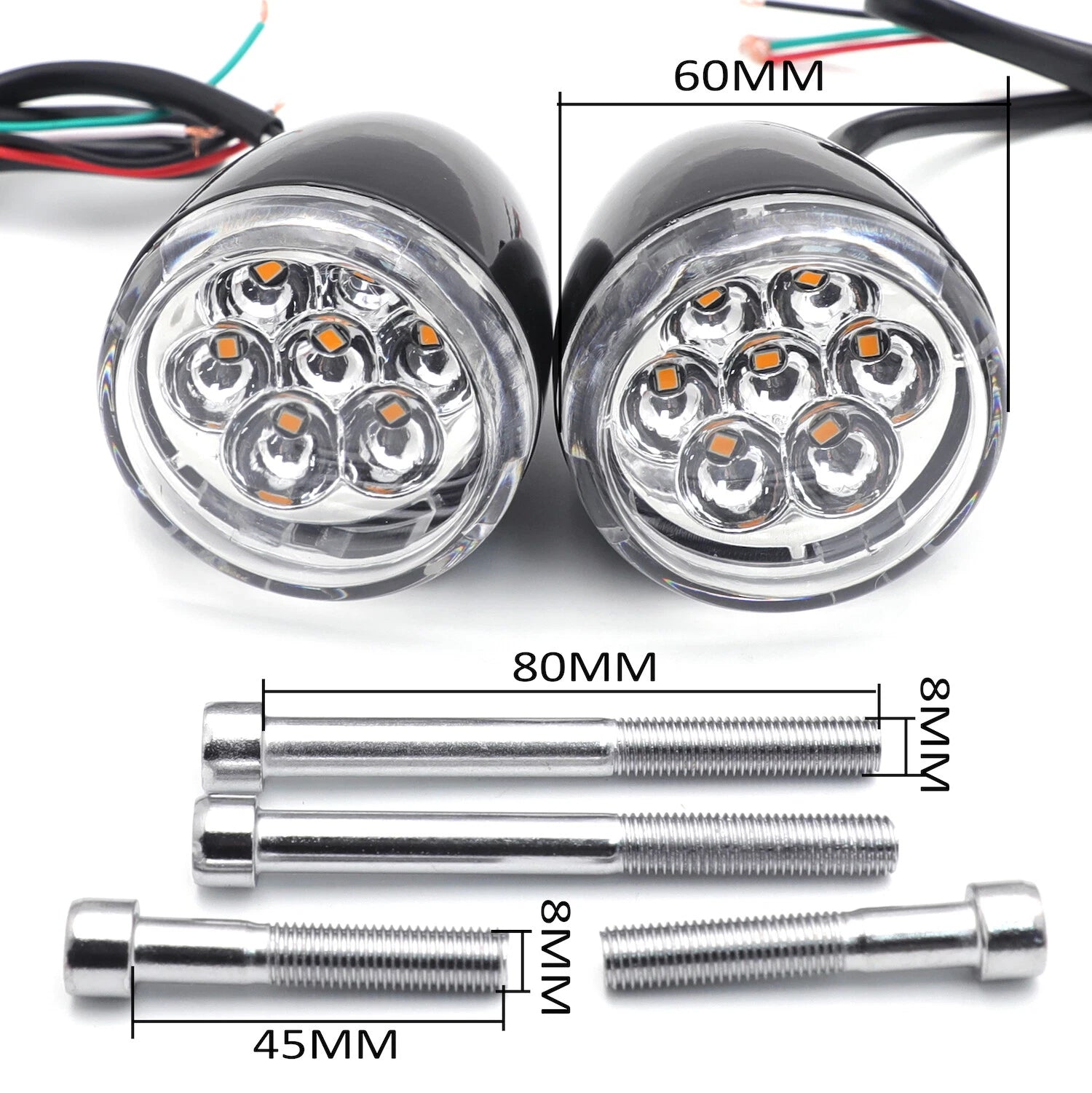 Rear Running Brake Turn Signal Light Indicator for Harley XL883 1200 (1992–2017)