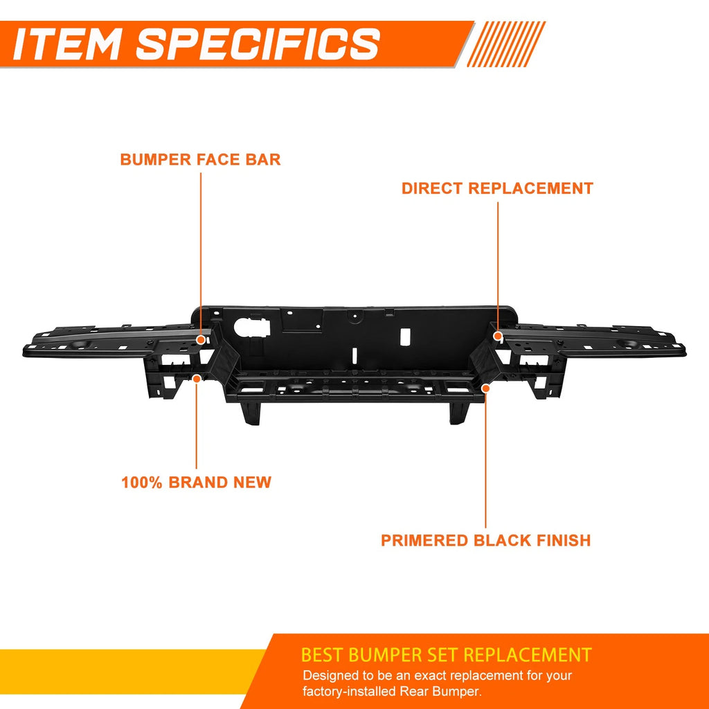 Rear Step Bumper Face Bar Replacement for Toyota Tundra (2022–2026)