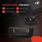 Tailgate Hardware Rebuild Kit with Cable for Chevy Silverado GMC Sierra