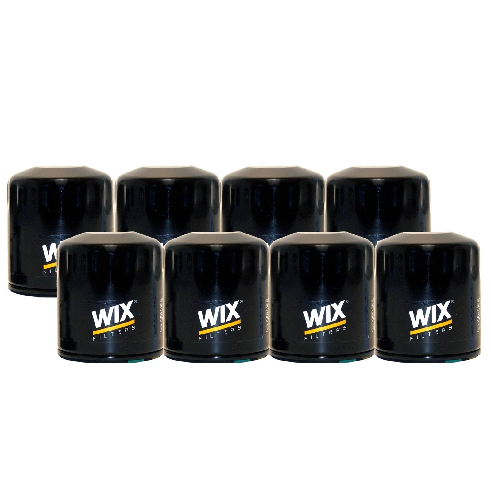 Set of 8 Engine Oil Filters for Buick, Cadillac, Chevy, GMC, Isuzu, Pontiac, Saab (Wix)
