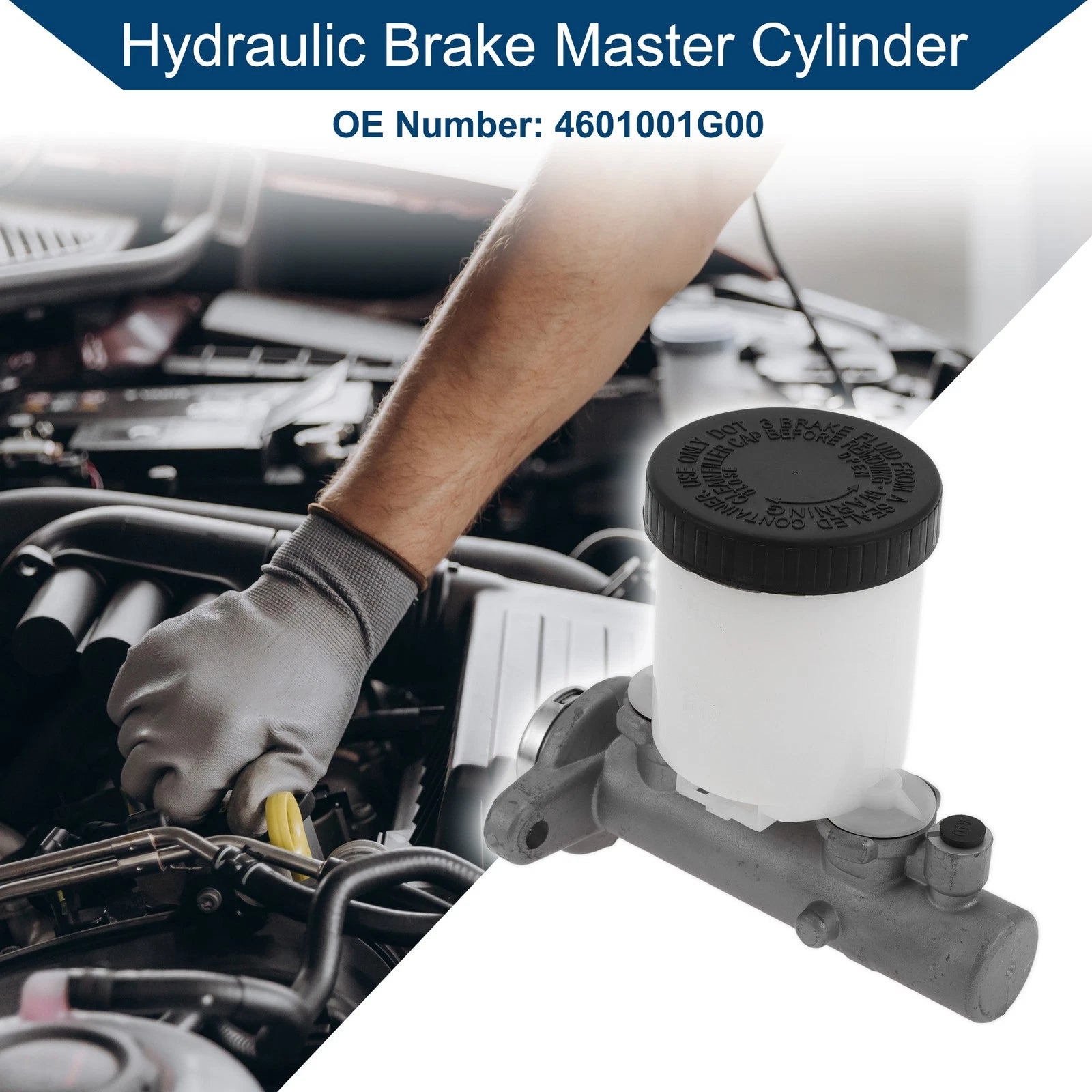 Brake Master Cylinder with Reservoir No. 4601001G00 for Nissan D21 (1986–1994)