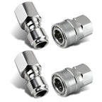 Set of 4 Quick Connect Pressure Washer Couplers NPT Female 5000PSI