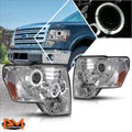 F-Shape LED DRL Headlights for Chevy C/K 1500-3500 Suburban (1988–1993)