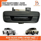 Black Rear Tailgate Handle for Holden Rodeo (2003-2008)