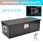 30" Black Aluminum Tool Box for Pickup Truck (Fits )