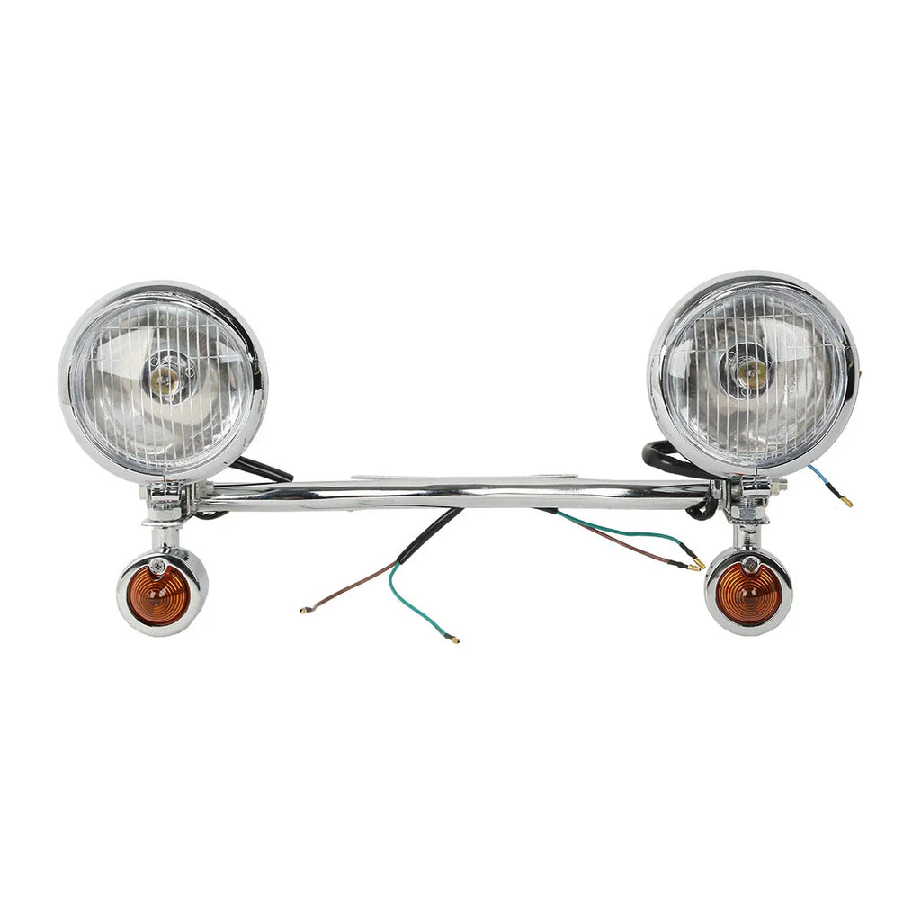 Passing Turn Signal Fog Lights for Harley Honda Yamaha Suzuki Cruiser