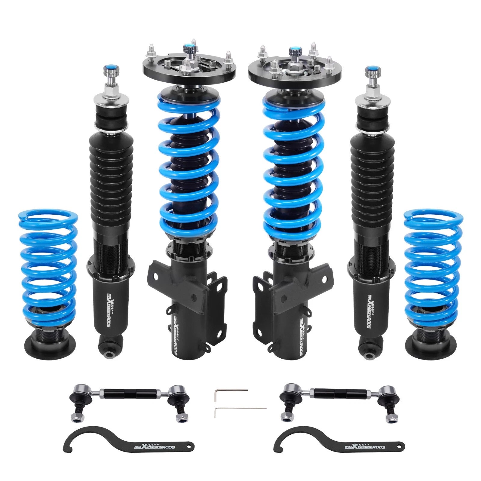 Maxpeedingrods T6 Coilovers 24 Way Shocks Springs Kit for Ford Mustang (2005–2014)