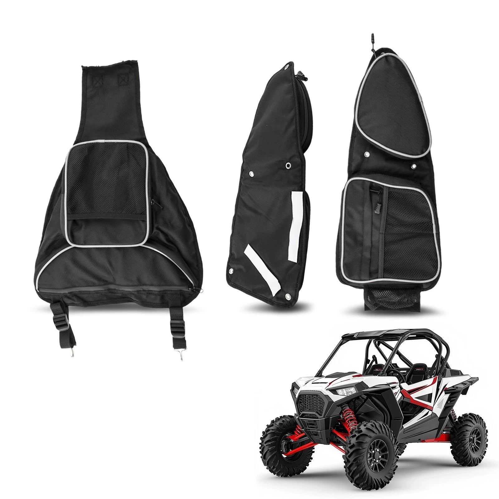 UTV Side Door Storage Bag & Cab Pack for Polaris RZR Turbo & Turbo S (2018–2023)
