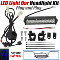 LED Headlight Light Bar Kit for Honda CRF250F CRF230F CRF450 CRF450X CRF110F (2018–2023)