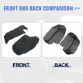 Front Door Armrest Cover Pad for Honda Ridgeline (2006-2014) - 1 Pair Black