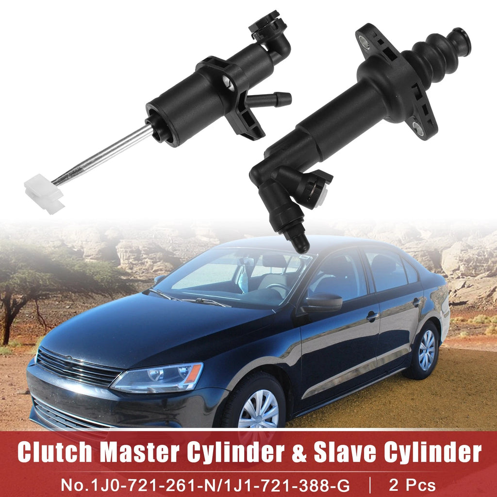 2X Clutch Slave Master Cylinder for Volkswagen (No. 1J0721261J/1J1721388G)