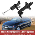 2X Clutch Slave Master Cylinder for Volkswagen (No. 1J0721261J/1J1721388G)