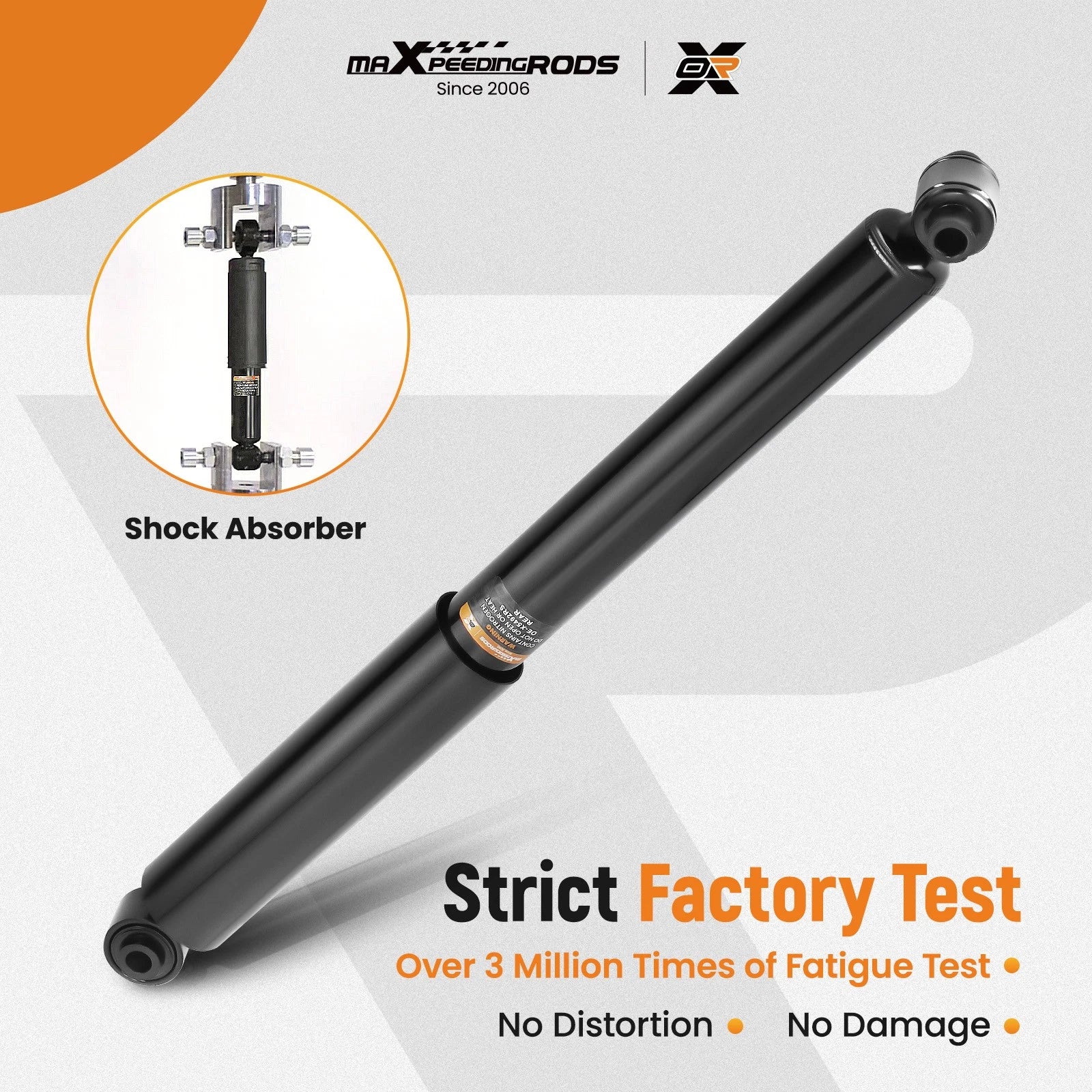 Pair Rear Shocks for Chevy Trailblazer GMC Envoy SSR (2002–2009)