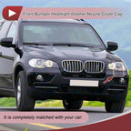 Front Left Bumper Trim Nozzle Cover for BMW X5 White (2007-2013)