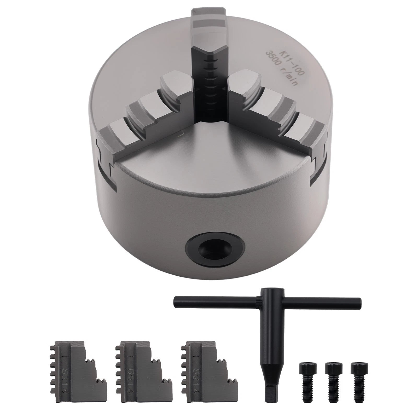 3 Jaw Chuck K11-100 for Lathe Milling (100mm)