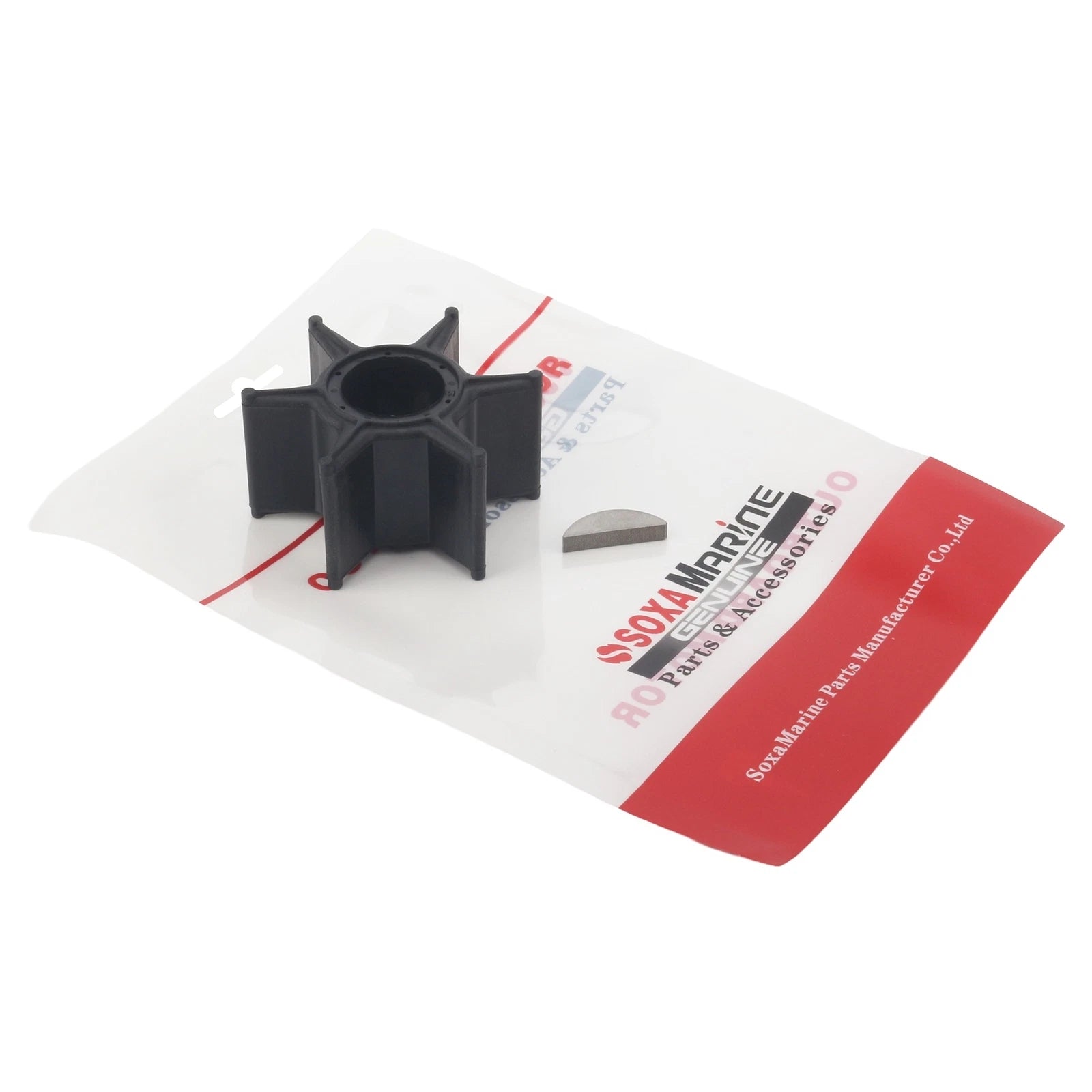 Water Pump Impeller & Key for Yamaha 75 85 90HP (18-3070, 688-44352-03-00)