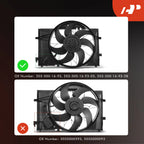 Cooling Fan Assembly with Shroud for Mercedes-Benz C-Class (2001–2007)