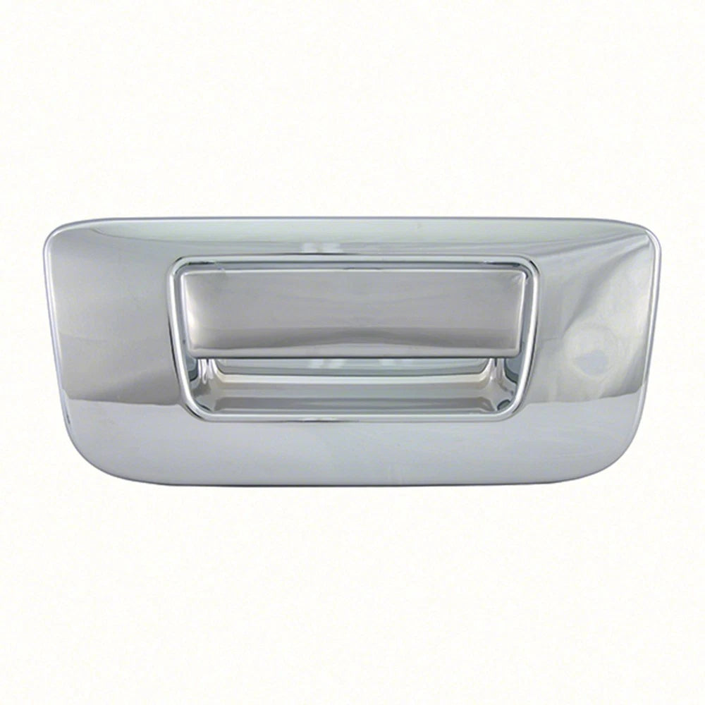 Chrome Tailgate Cover Without Keyhole for 2007–2013 Silverado Sierra