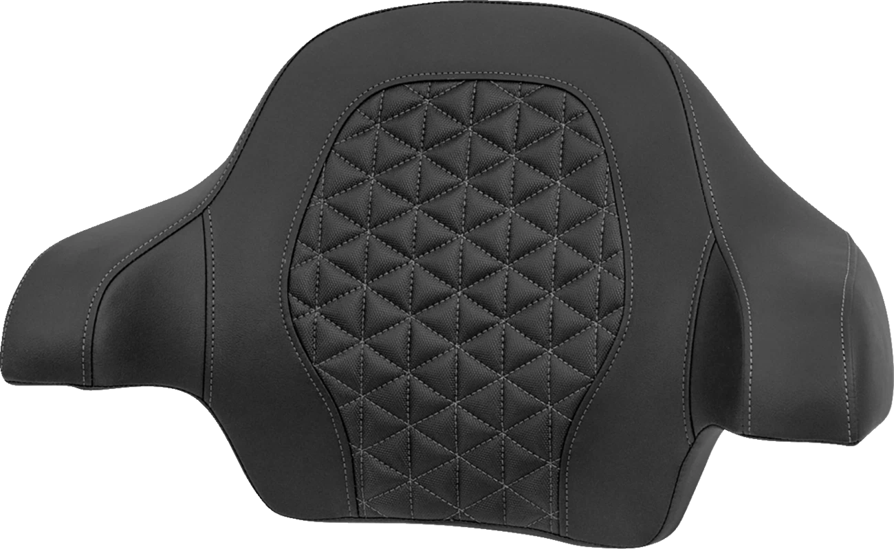 SADDLEMEN Tour-Pak Passenger Pad for FLH/FLT (2014–2025) - Gray Stitch