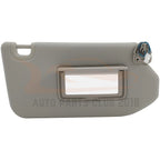 Set of 2 Gray Sun Visors with Lamp for Infiniti JX35 QX60 Pathfinder (2013–2017)