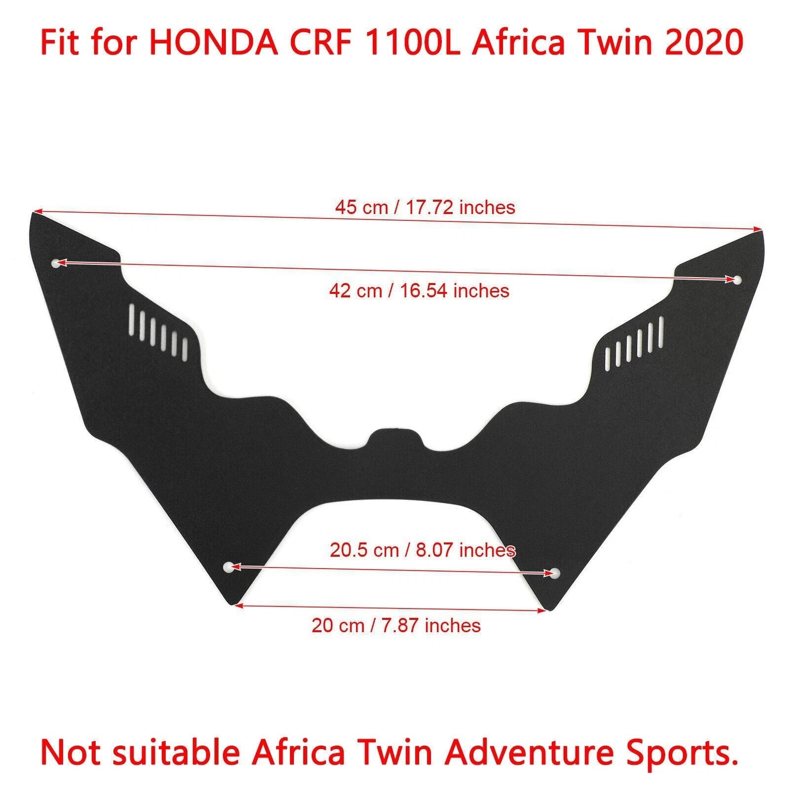 Forkshield Updraft Deflector for Honda CRF 1100L Africa Twin (2020)