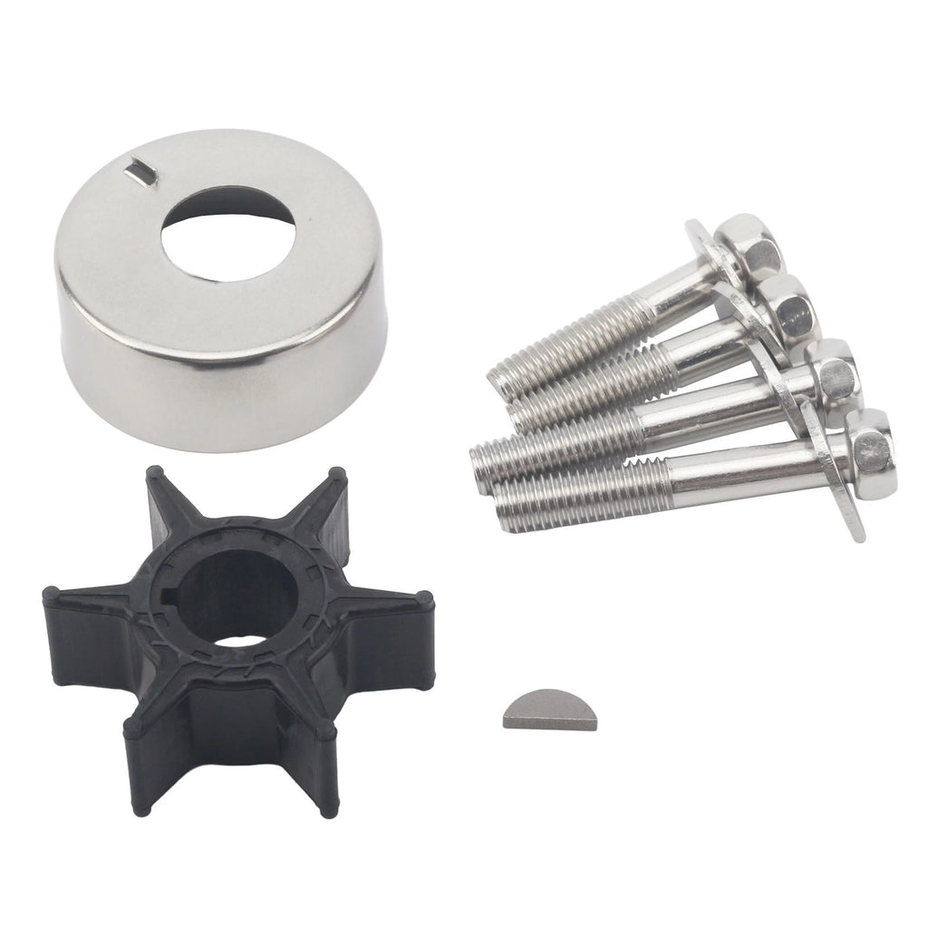 Water Pump Impeller Kit for Yamaha 2 Stroke 25 30 HP Outboard (6J8-W0078-A1)