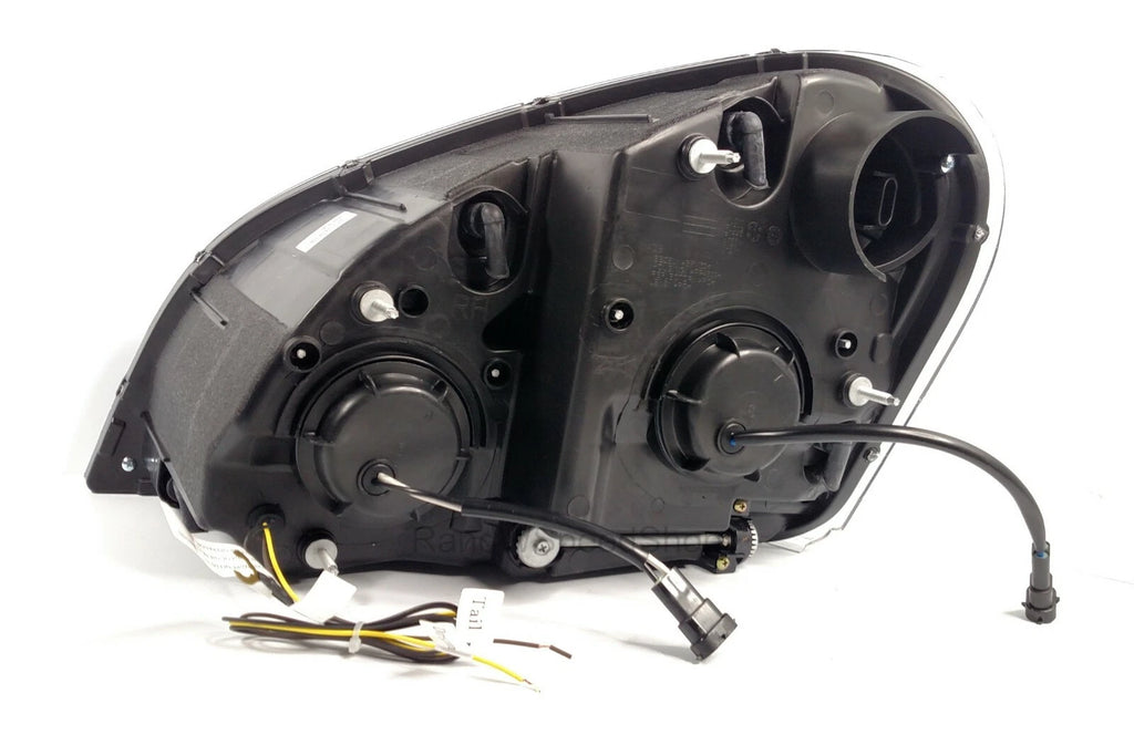 Chrome Projection Headlights with Amber LED for Freightliner Cascadia (2018–2023)