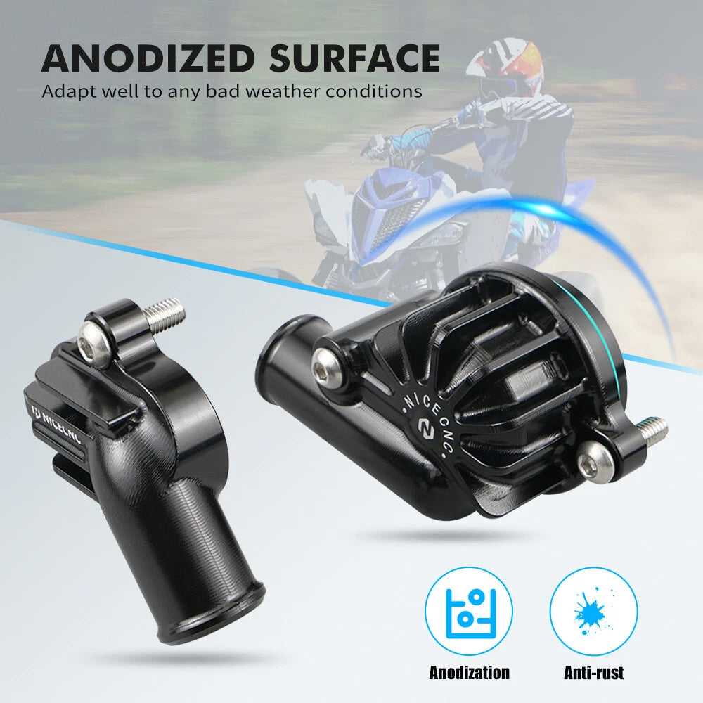 Aluminum Inlet & Outlet Water Pump Cover for Yamaha Raptor 700 (2006–2025)