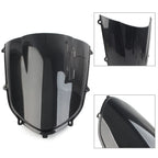 Black Carbon Fiber ABS Windshield Shield for Kawasaki ZX10R (2004–2005)