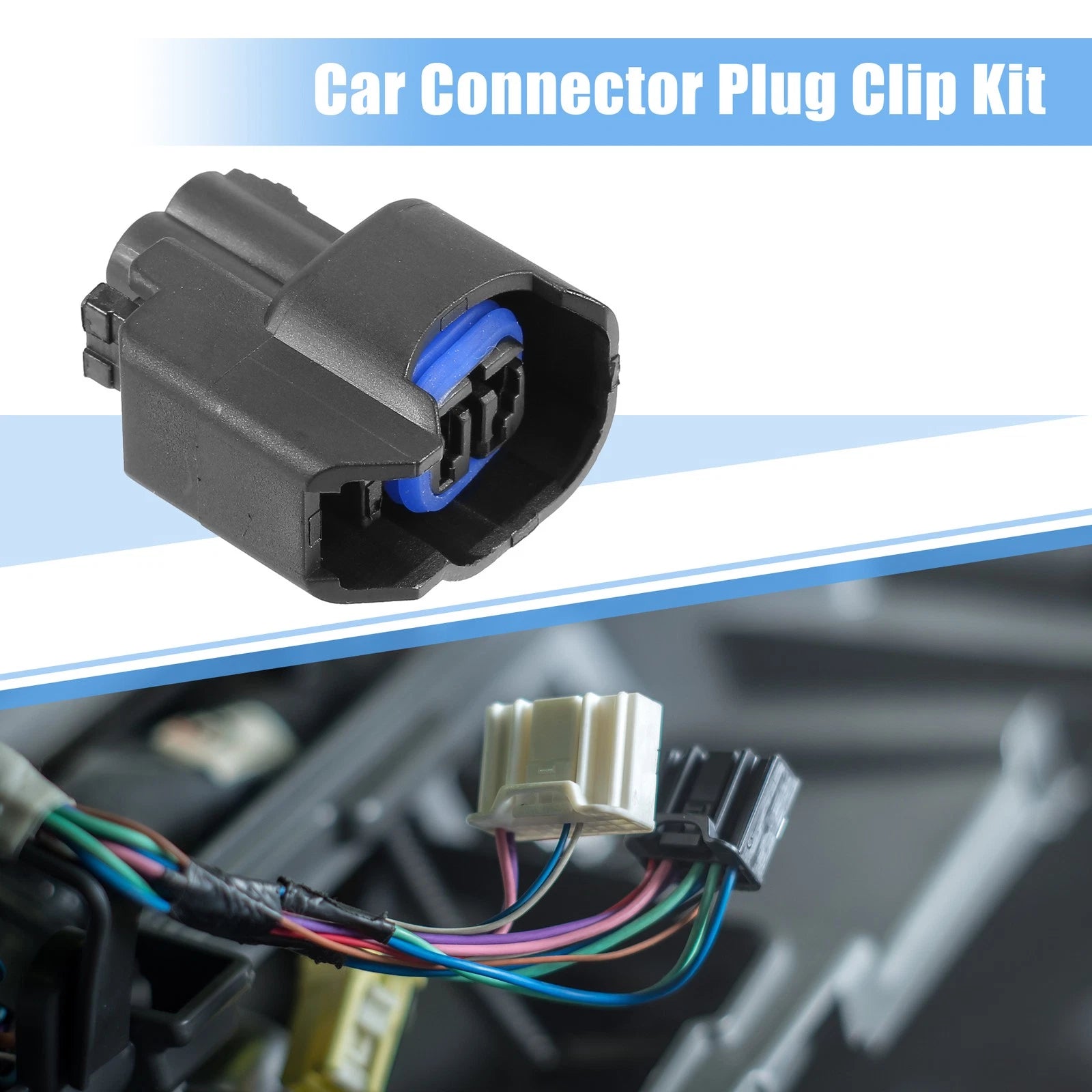 Set of 4 Fuel Injector Connector Adapters for Ford (No.1U2Z14S411BPA)