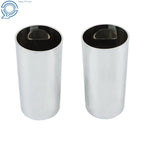 20 Pack Chrome Lug Nut Covers for Semi Truck (Fits 33mm)